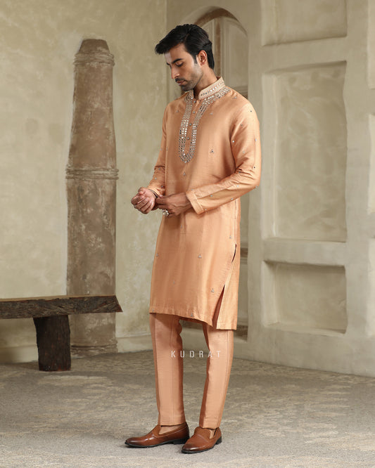 Surajmukhi Sheesha kurta set