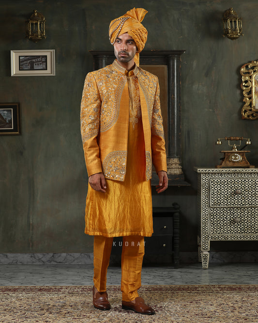 Ochre Rajgul Upem Jacket Set