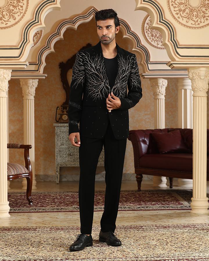 Kalpvriksha embroidered suit set