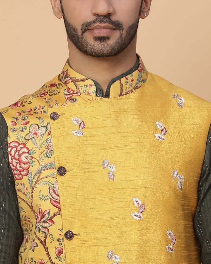 Raghava Kurta Set With Nehru Jacket