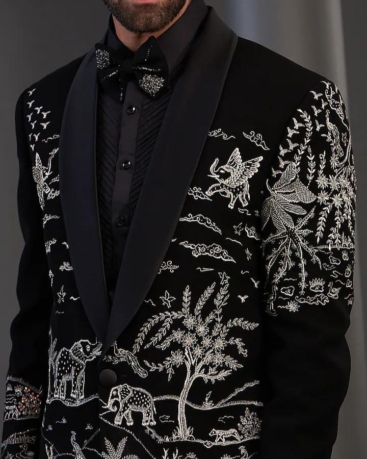 Airawat Inspired Embroidered Suit