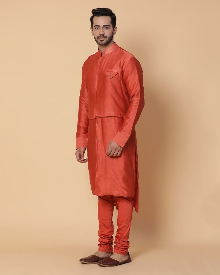 Veer Asymmetric Kurta Set