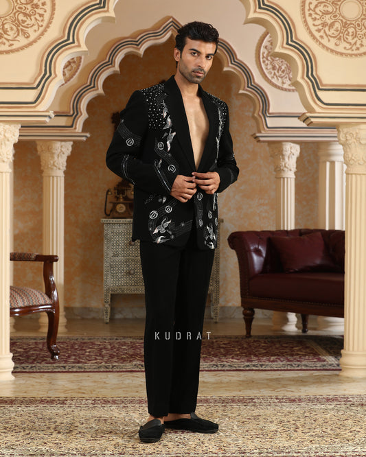 Heaven Embroidered Suit Set