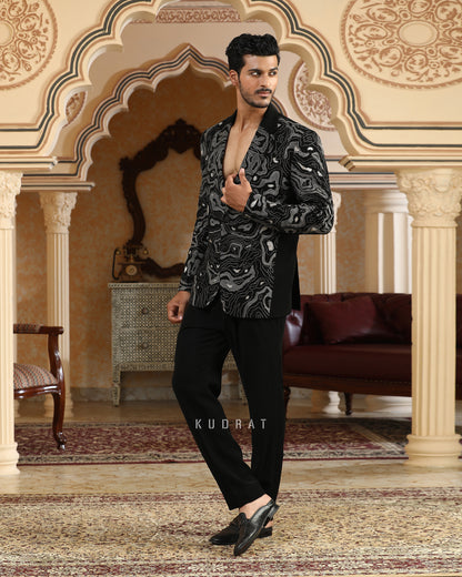 Sheersagar Embroidered Suit Set