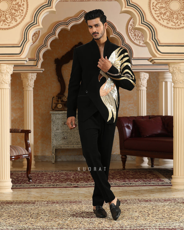 Sworn Eagle Embroidered Suit Set