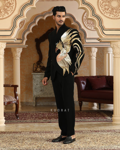 Sworn Eagle Embroidered Suit Set