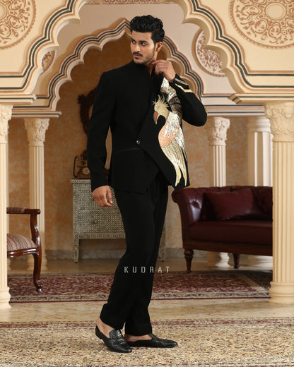 Sworn Eagle Embroidered Suit Set
