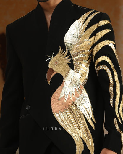 Sworn Eagle Embroidered Suit Set