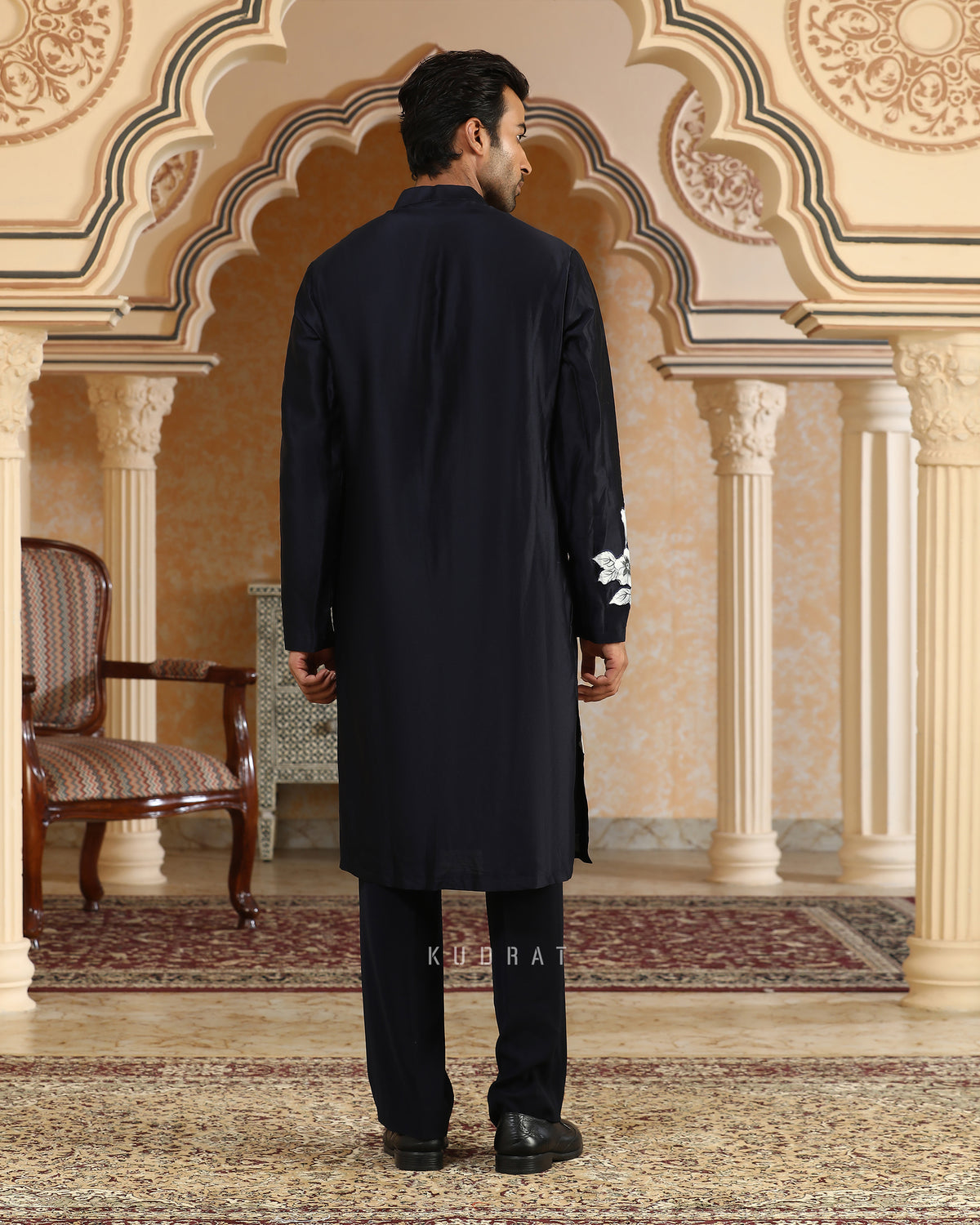 Handpainted Phoolkumar Kurta Set