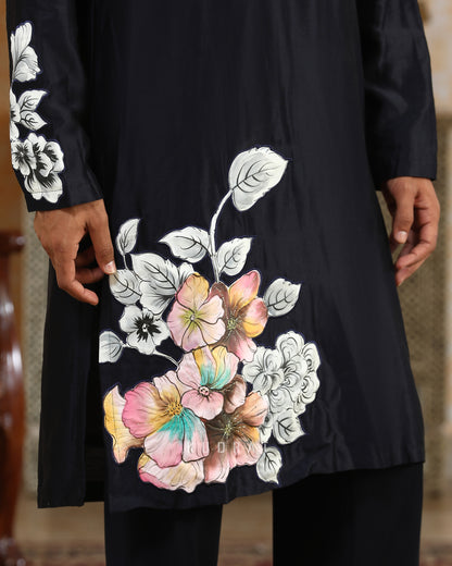 Handpainted Phoolkumar Kurta Set