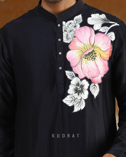 Handpainted Phoolkumar Kurta Set