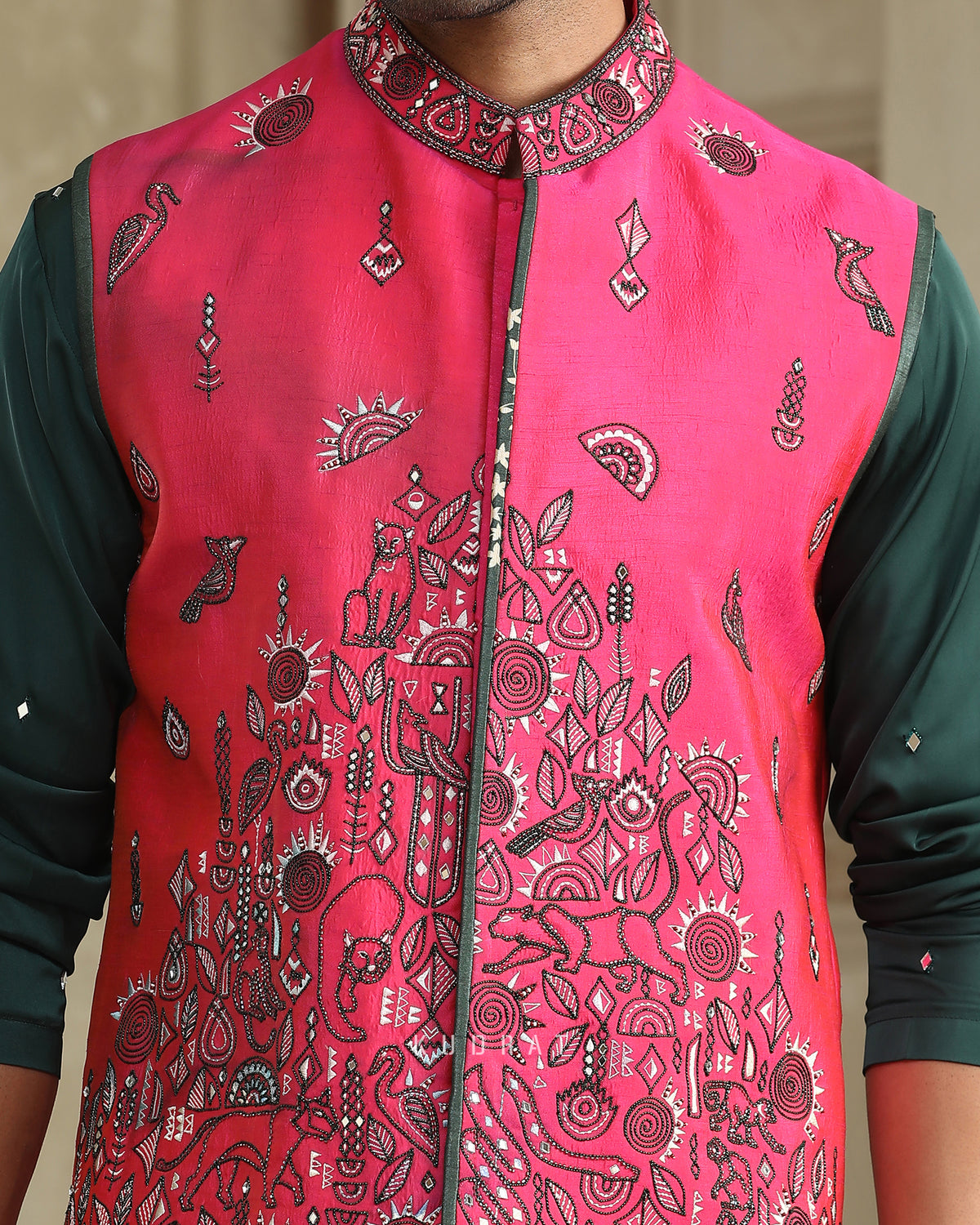 New Tribe Nehru Jacket Set