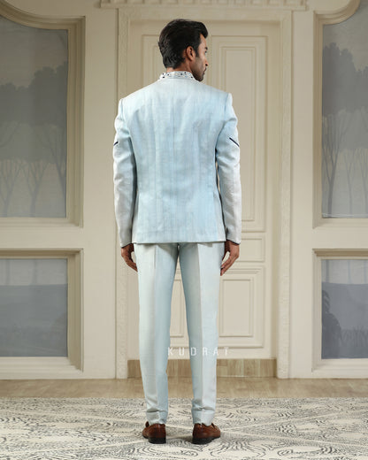 Neel Samudra Embroidered Bandhgala