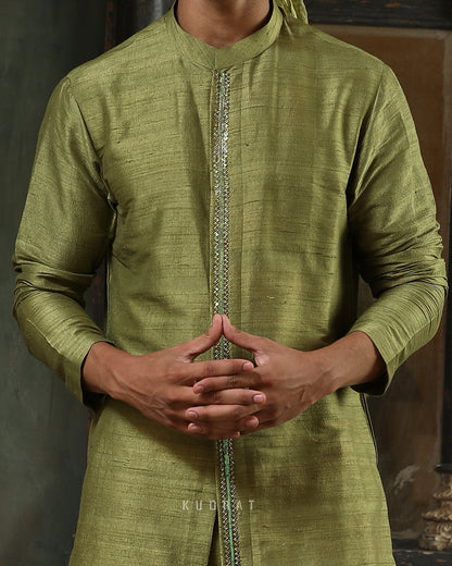 Jhilmil Pushp Embroidered Jacket Set