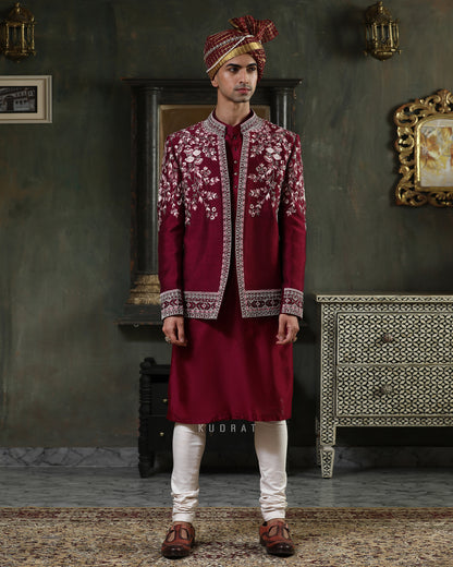 Shaakh anaati open jacket set