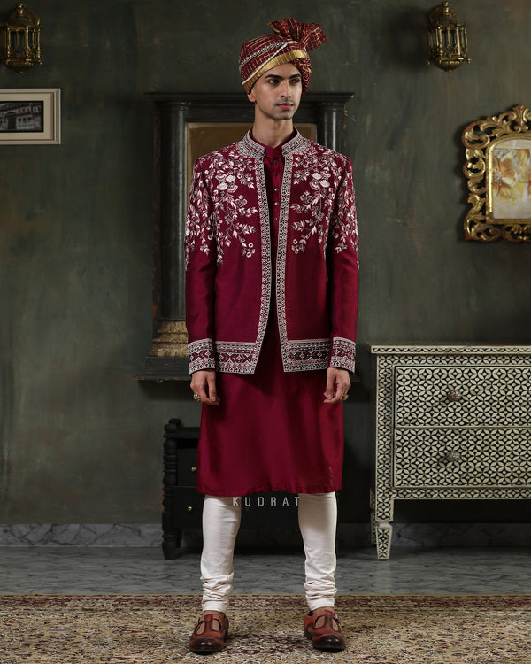Shaakh anaati open jacket set