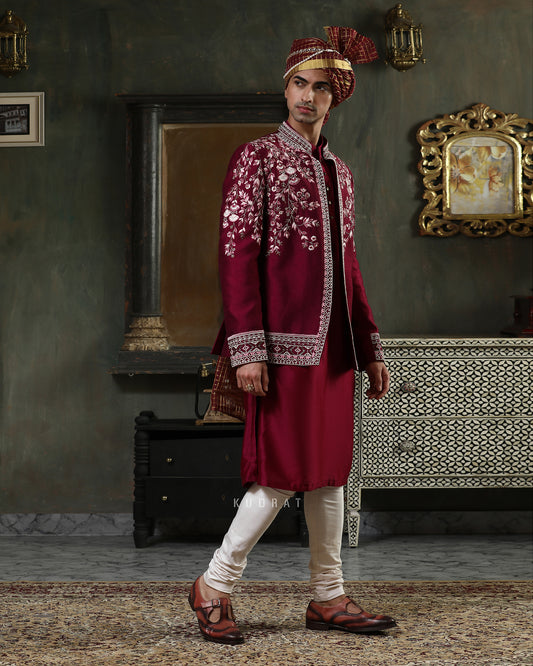 Shaakh anaati open jacket set