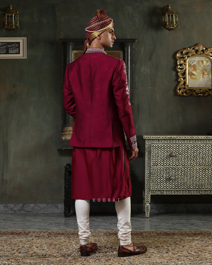 Shaakh anaati open jacket set