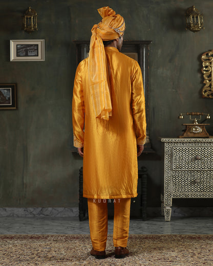 Ochre Dori Rajkumar Kurta Set