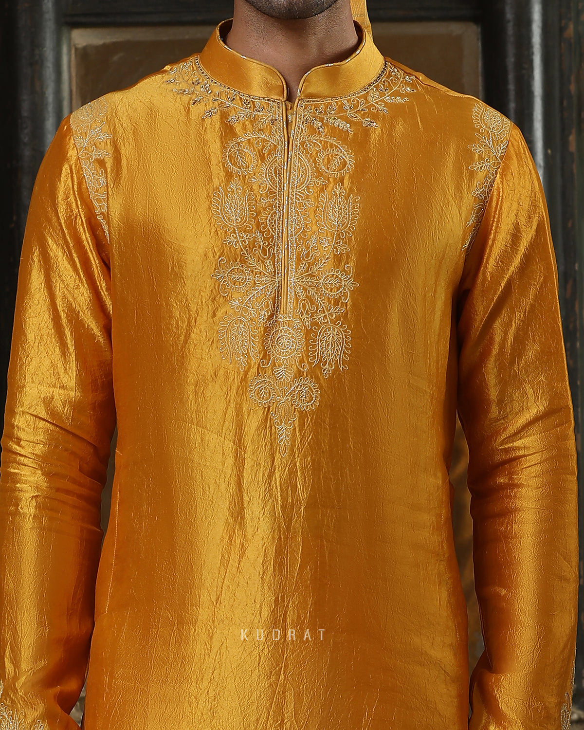 Ochre Dori Rajkumar Kurta Set