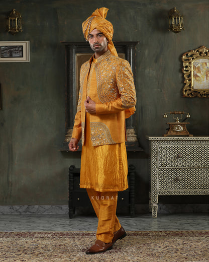 Ochre Rajgul Upem Jacket Set