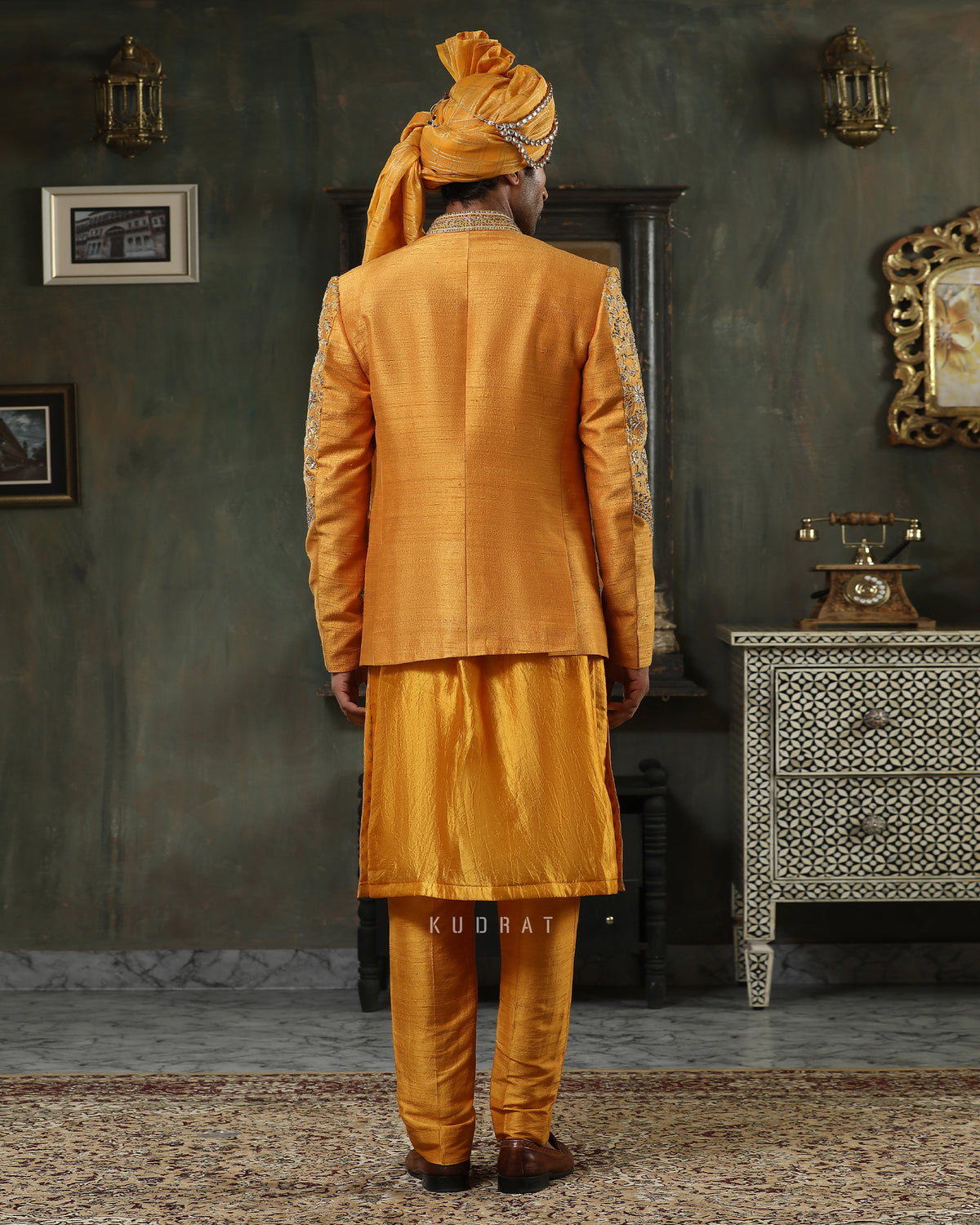 Ochre Rajgul Upem Jacket Set