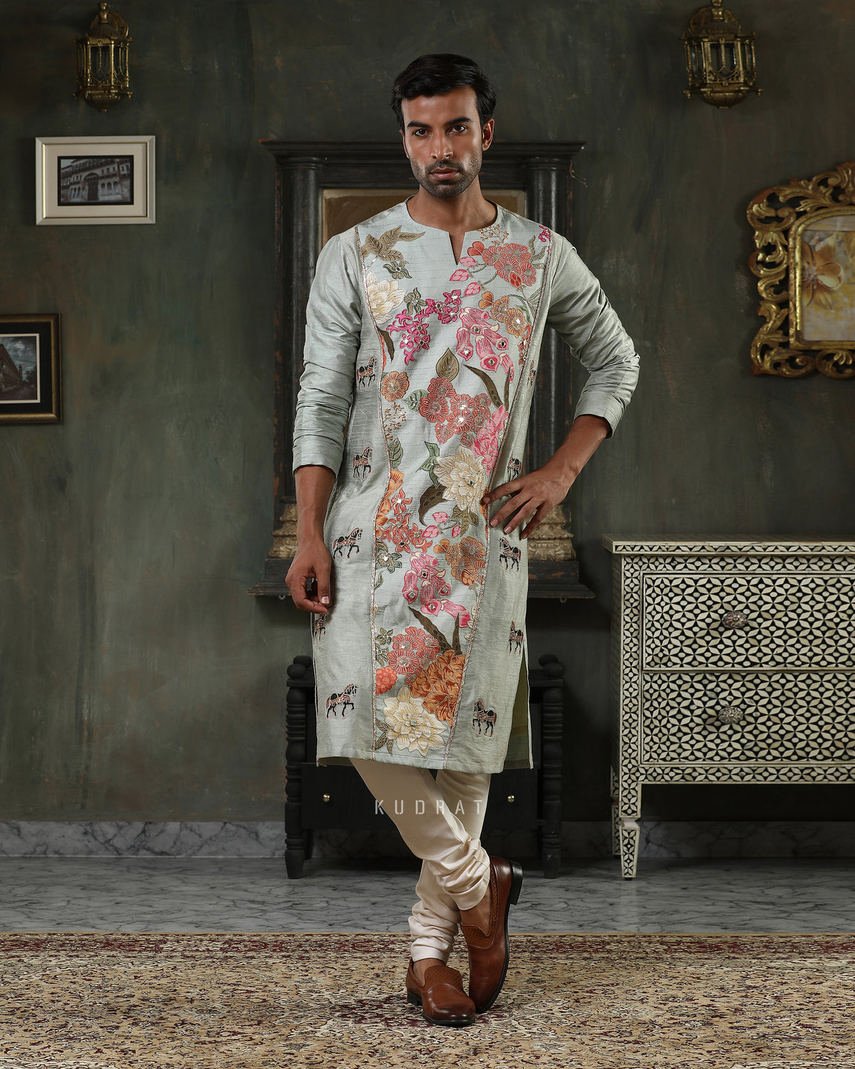 Ashva Kali Kurta Set