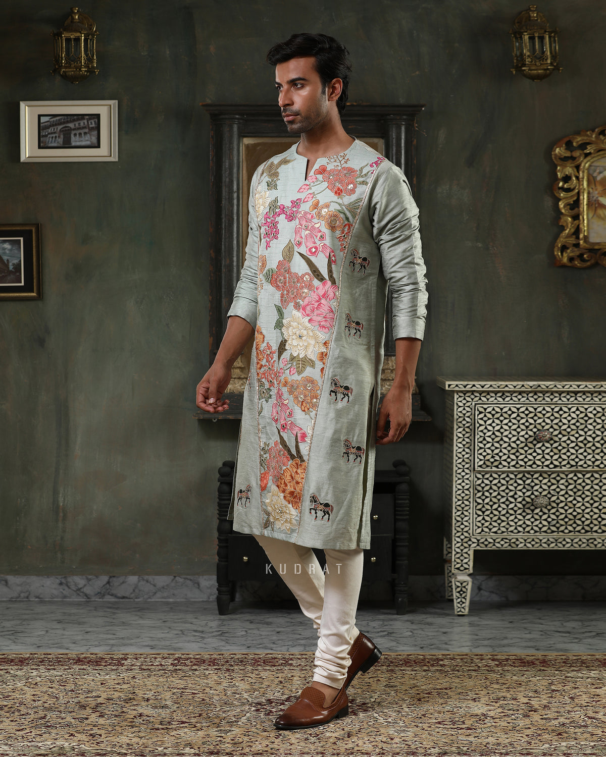 Ashva Kali Kurta Set