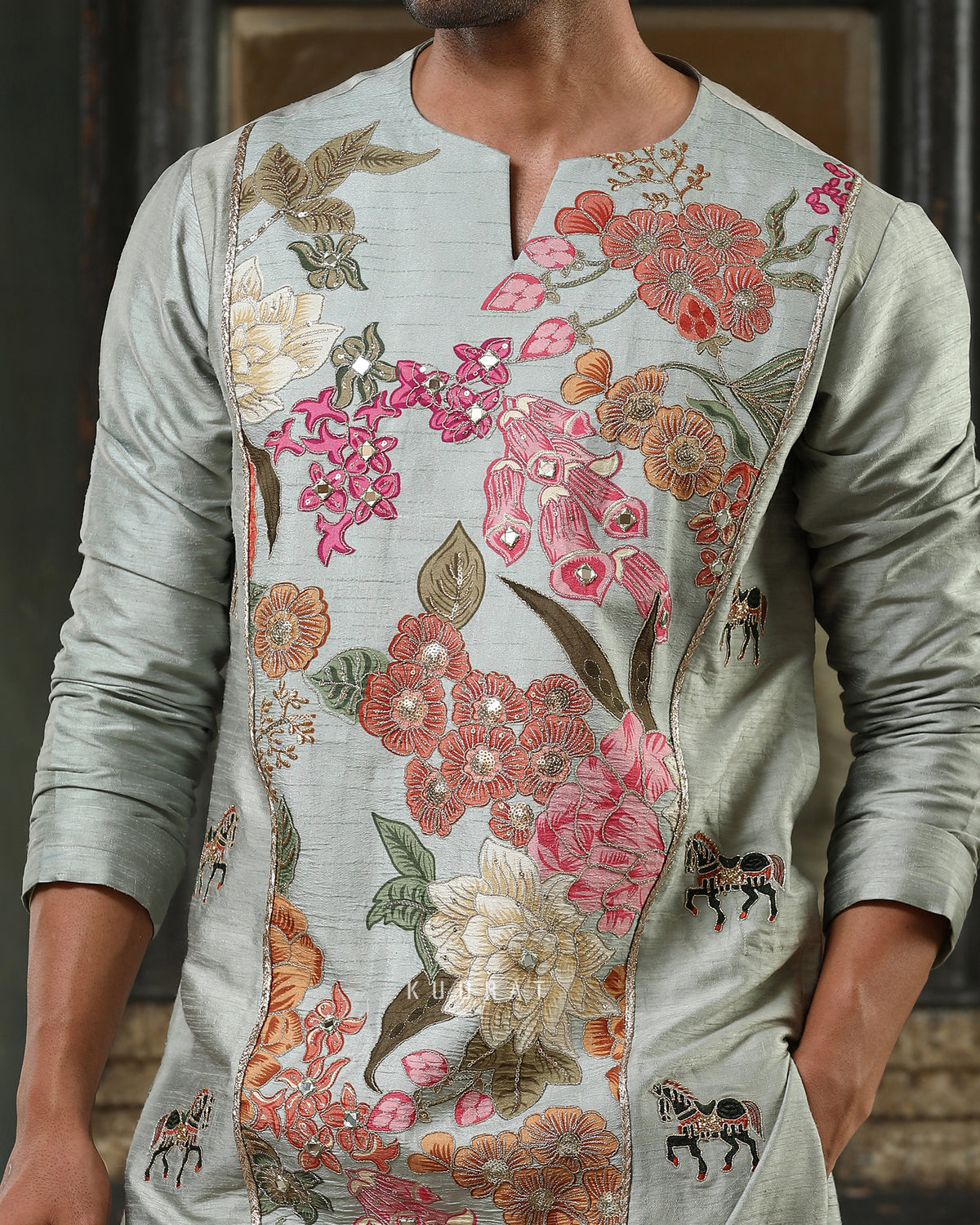 Ashva Kali Kurta Set
