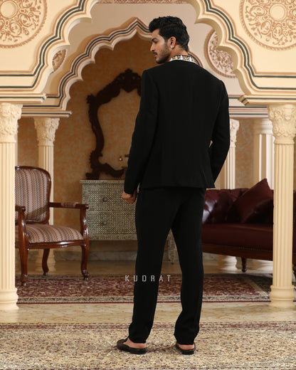 Baadal Paar Hand Embroidered Bandhgala Set