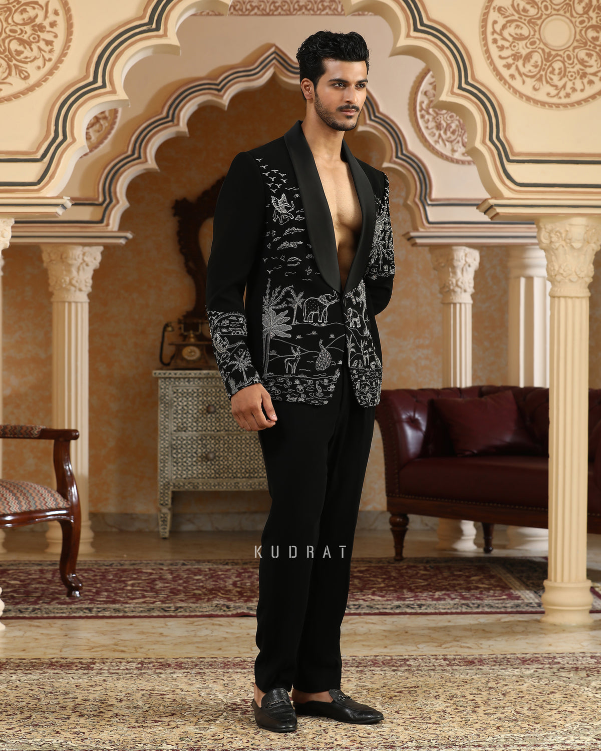 Airawat Embroidered Suit Set