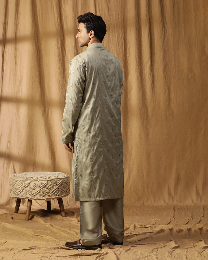 Rajat Embroidered Kurta Set