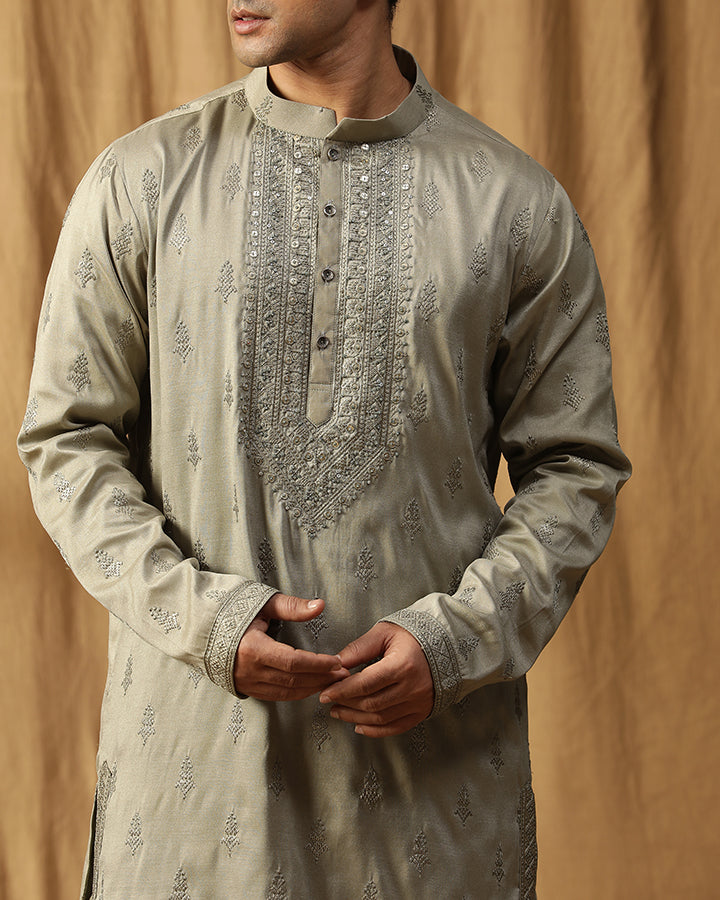 Rajat Embroidered Kurta Set