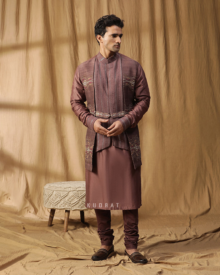 Brown River Kurta Set
