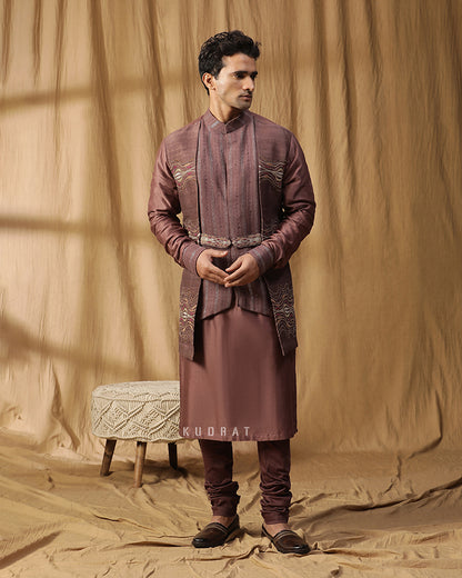 Brown River Kurta Set