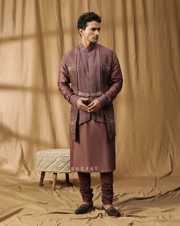 Brown River Kurta Set