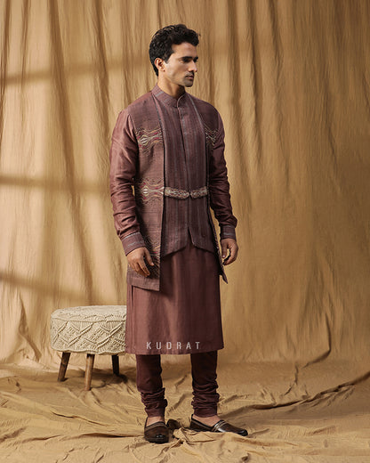 Brown River Kurta Set