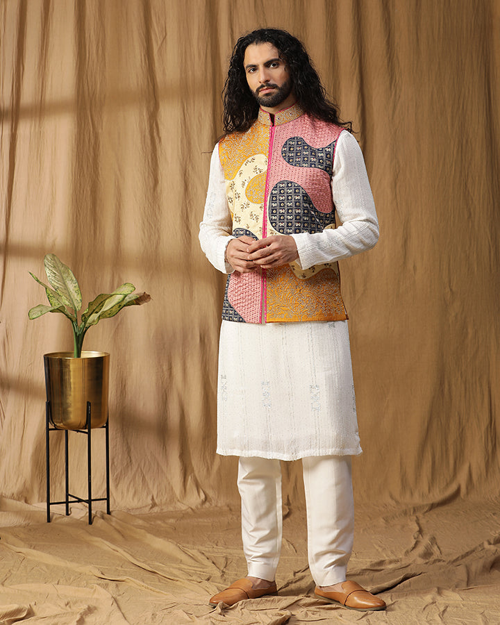 Advait Kurta Set With Nehru Jacket