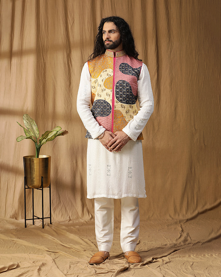 Advait Kurta Set With Nehru Jacket