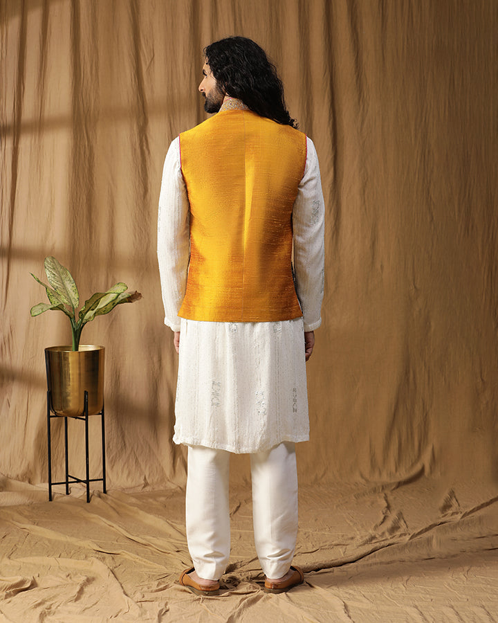 Advait Kurta Set With Nehru Jacket