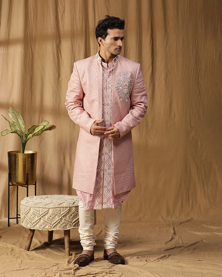 Viraj Kurta Set With Long Jacket