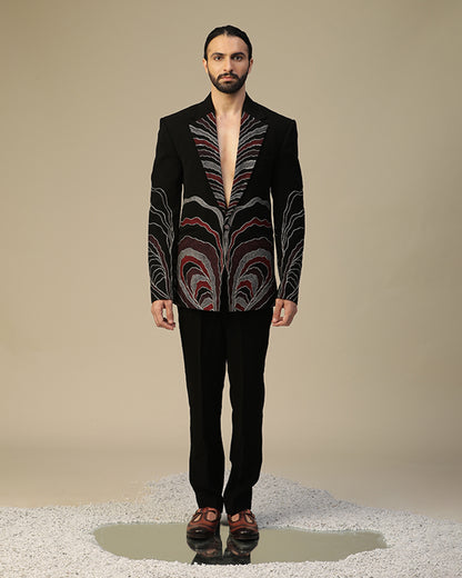 Mani Embroidered Suit Set