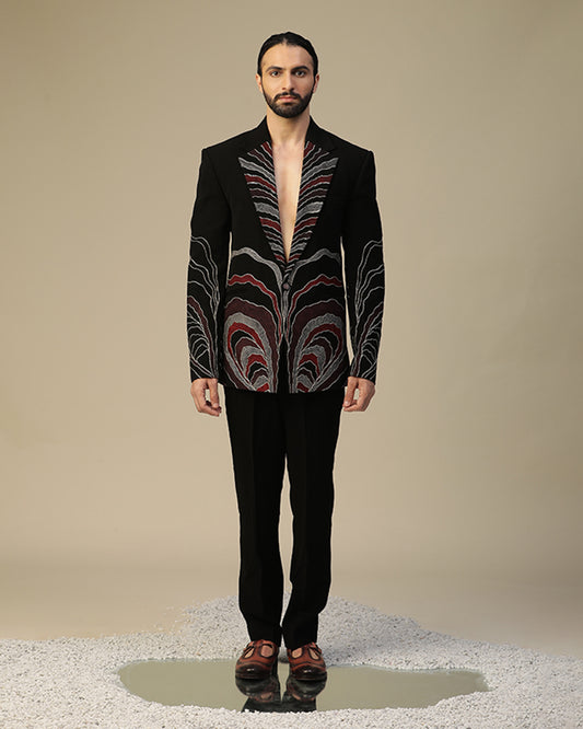 Mani Embroidered Suit Set