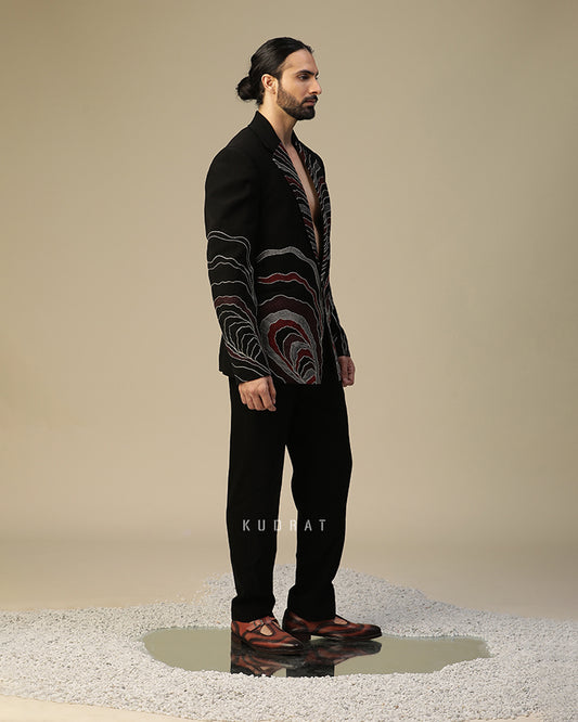 Mani Embroidered Suit Set
