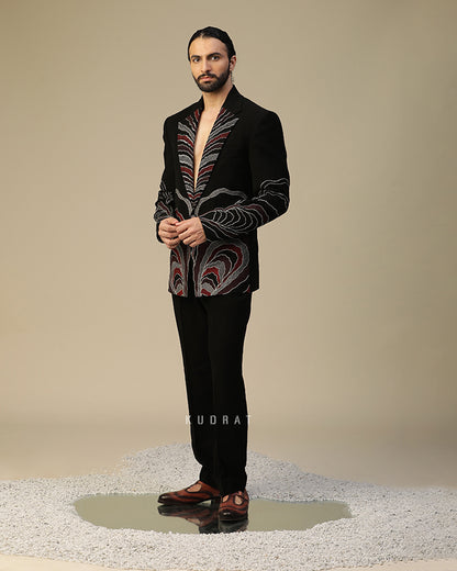 Mani Embroidered Suit Set