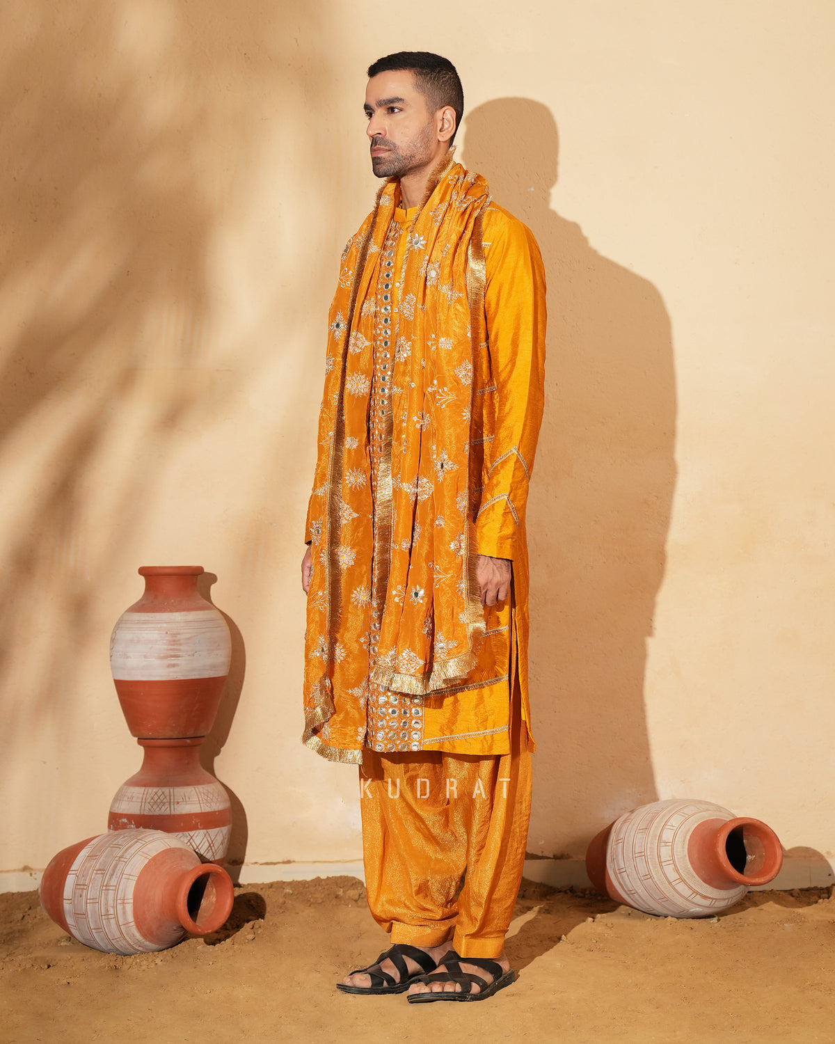 Kesari Kurta Set