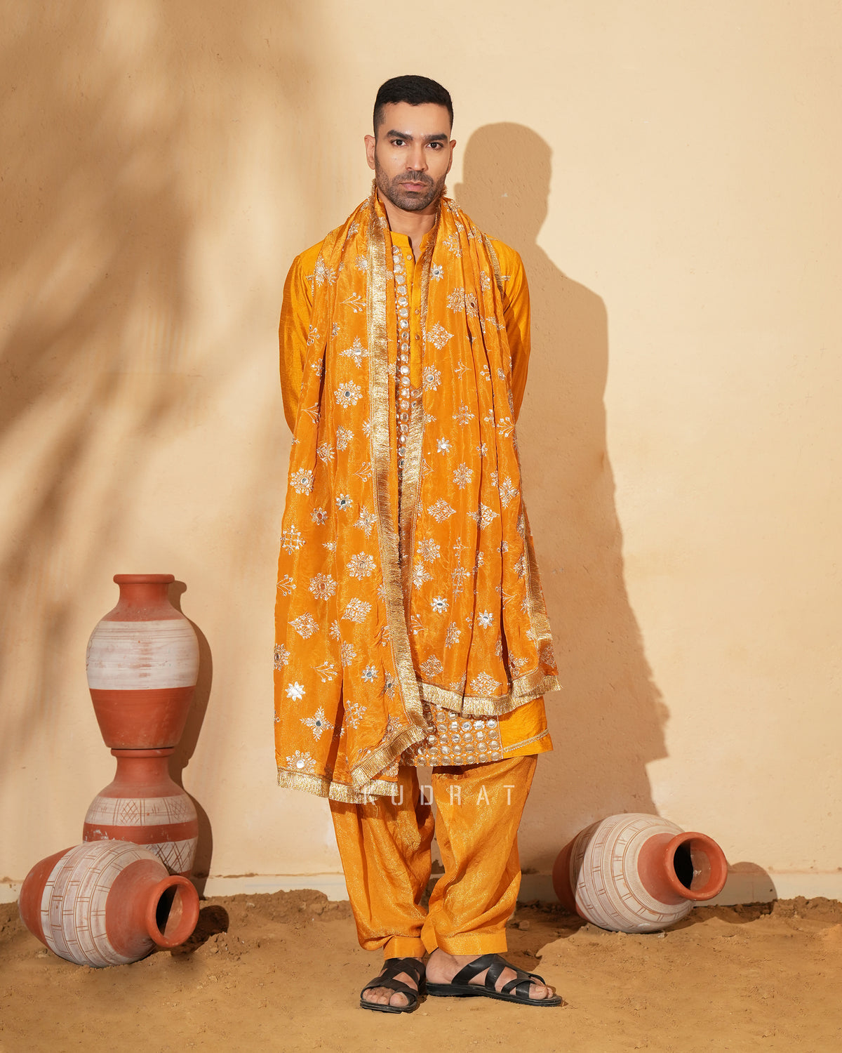 Kesari Kurta Set