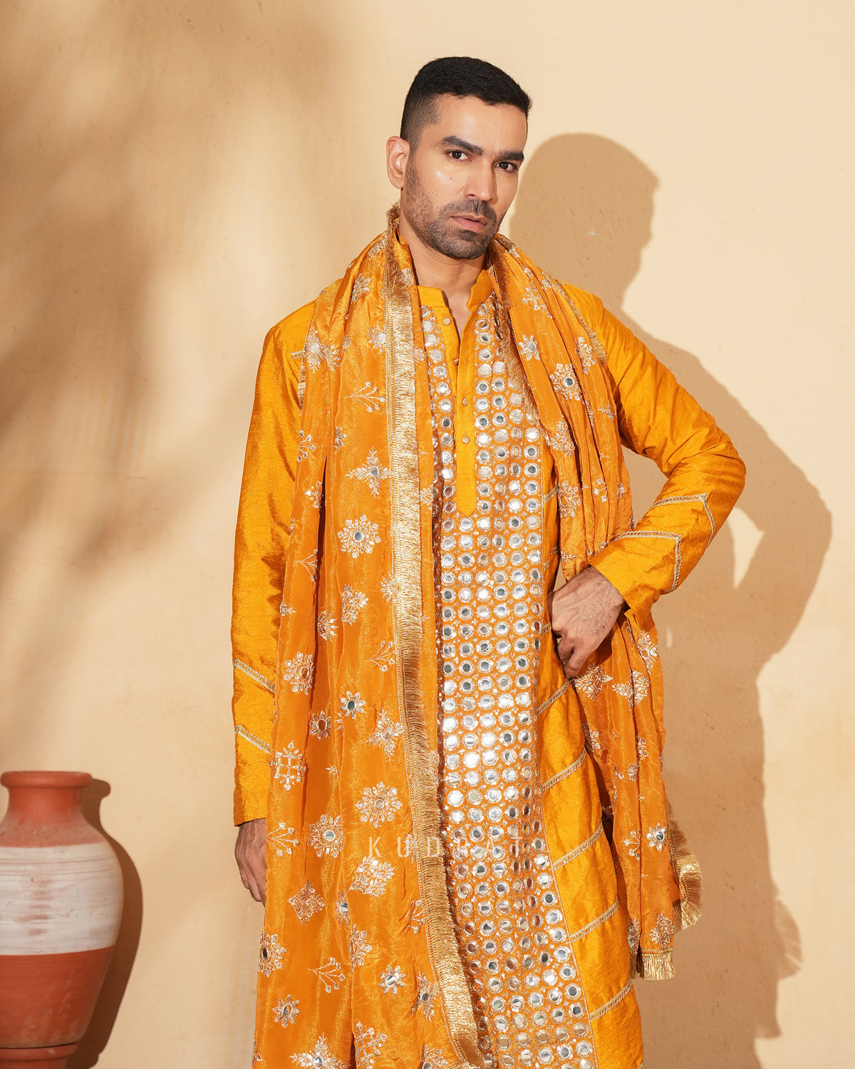 Kesari Kurta Set