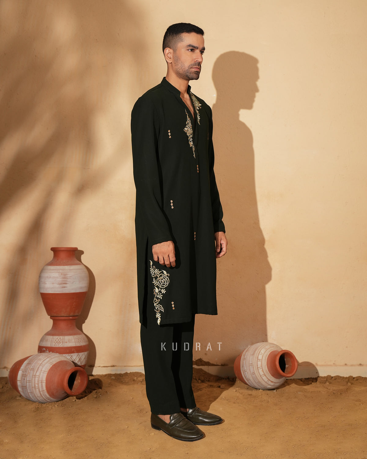 Hara Gulab Kurta Set