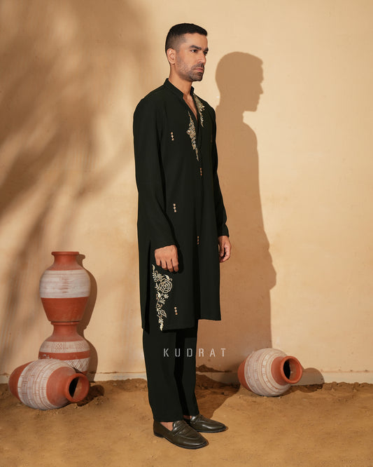 Hara Gulab Kurta Set